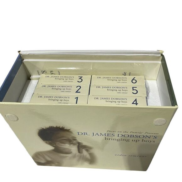 NWT Brining Up Boys by Dr.James Dobson Video Seminar VHS Set - Picture 4 of 15